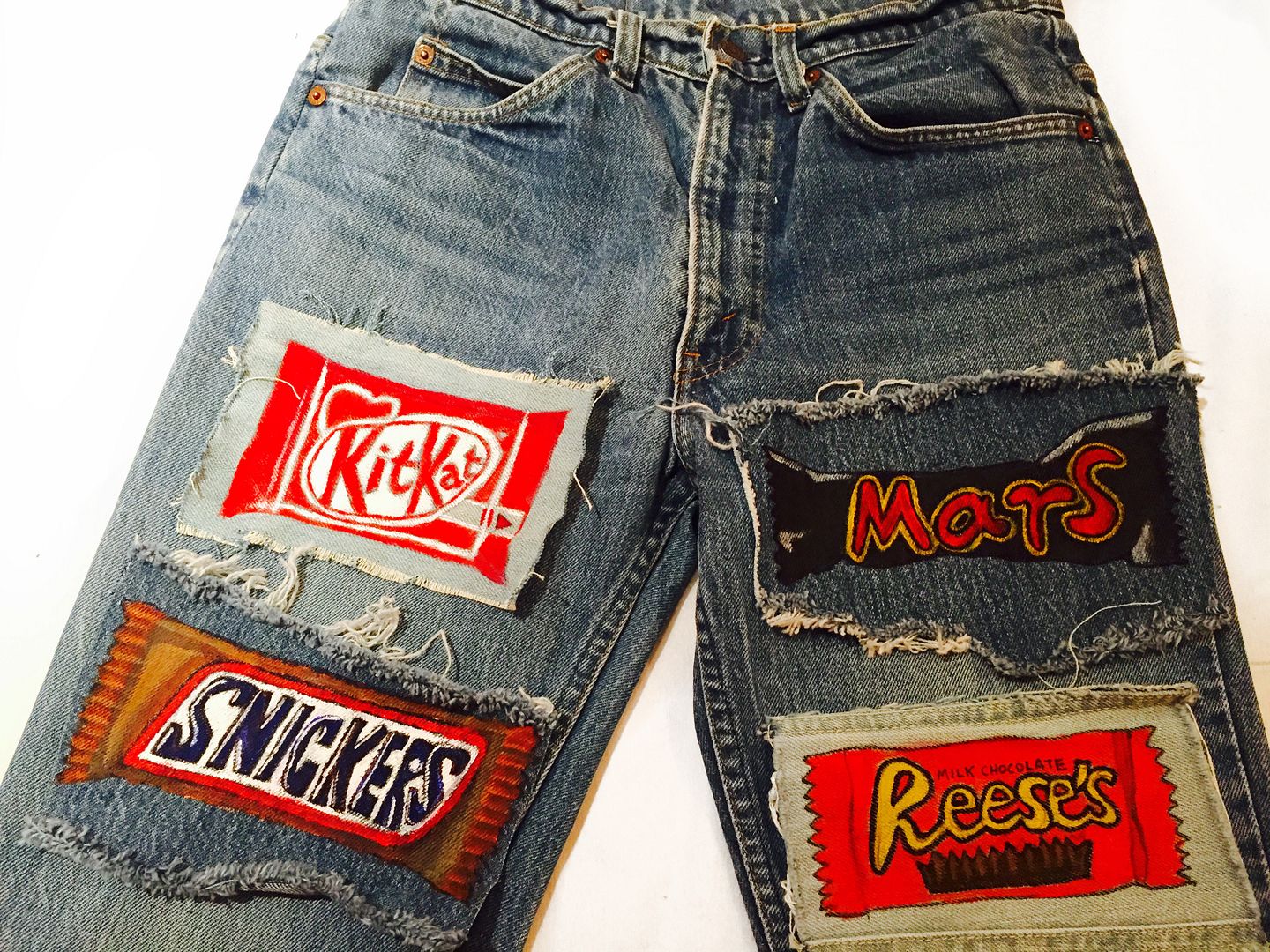 Beckerman Blog Chocolate Bar DIY JEANS!